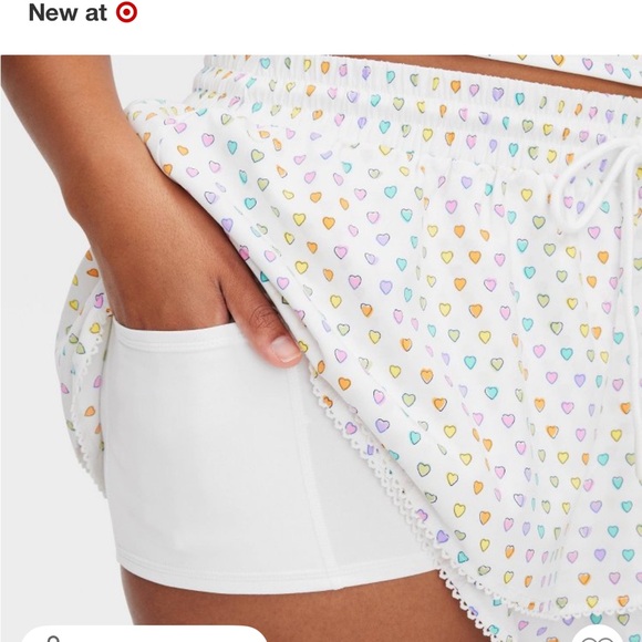 Roller rabbit X target disco hearts athletic shorts size extra small xs - Picture 3 of 3